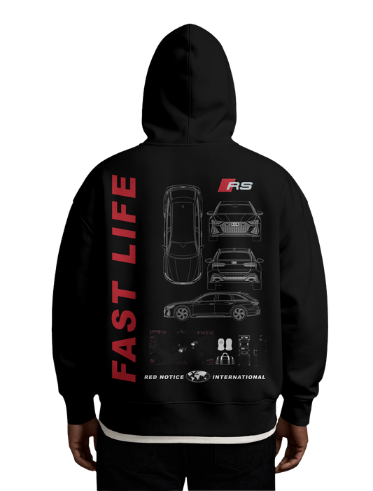 "FAST LIFE" HEAVY HOODIE